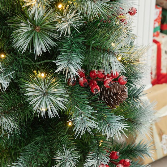 4ft. Pre-Lit Pine Artificial Christmas Porch Tree